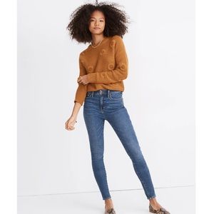 NWT Madewell Tall 10" High-Rise Skinny Jeans in Wendover Wash: TENCEL™ Denim…